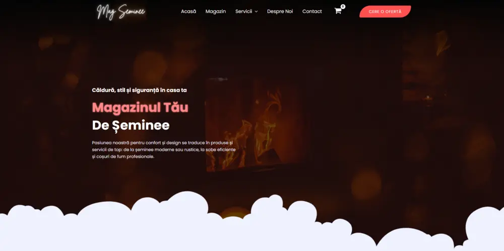Pagina principala pentru website-ul Magseminee