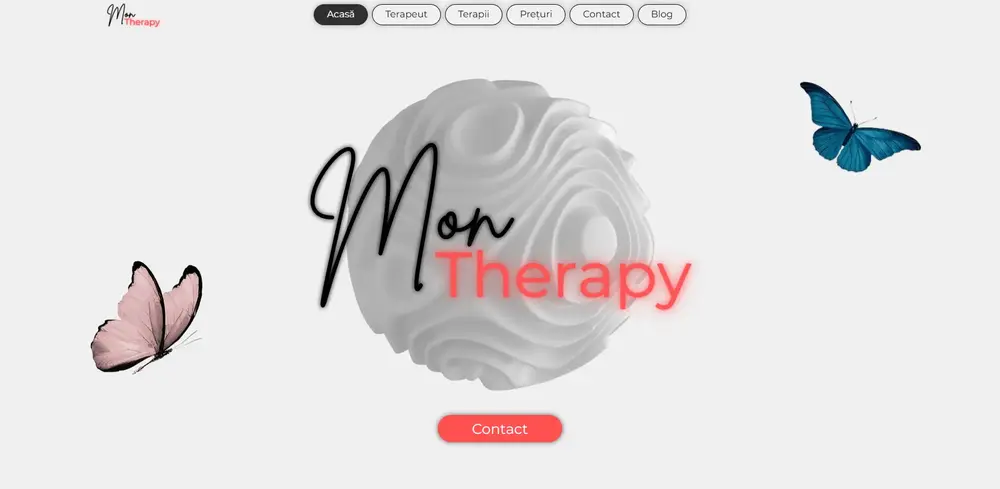 Pagina principala pentru site-ul montherapy