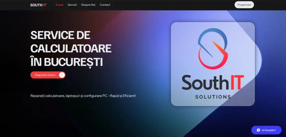 Pagina principala pentru site-ul south-it